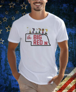 Streaker Sports Peanuts X Nebraska The Gang Red T-Shirt