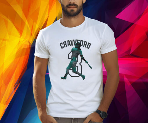 Jp Crawford #3 Seattle Mariners Double Play Name And Number TShirts