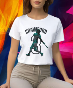 Jp Crawford #3 Seattle Mariners Double Play Name And Number TShirt