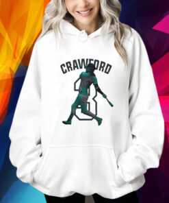 Jp Crawford #3 Seattle Mariners Double Play Name And Number Hoodie Shirt