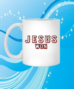 Evan Carter Jesus Won White Mug