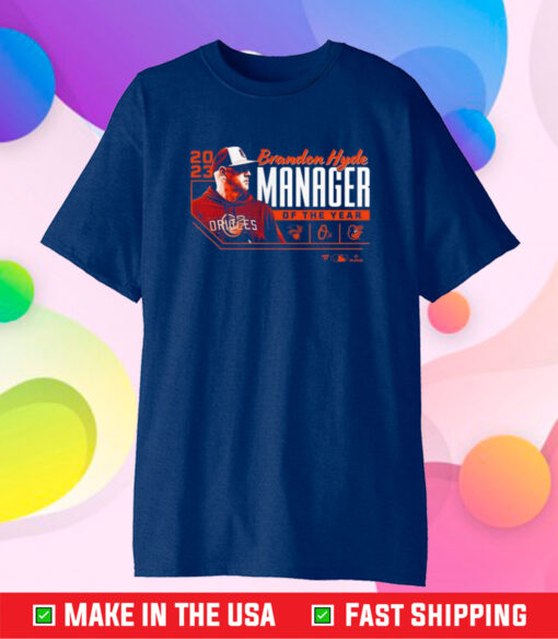 Baltimore Orioles Brandon Hyde 2023 AL Manager of the Year Shirt