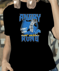 Angry Runs Lions Jahmyr Gibbs T-Shirt