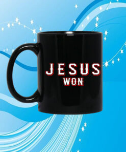 Evan Carter Jesus Won Black Mug