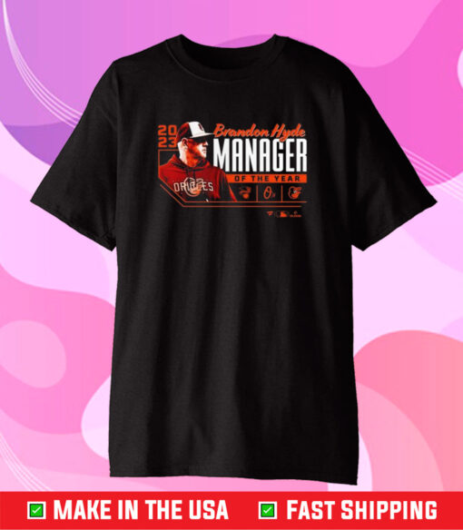 Baltimore Orioles Brandon Hyde 2023 AL Manager of the Year Shirt