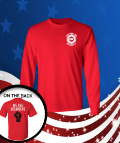Uaw We Are Belvidere Red Long Sleeve Shirt