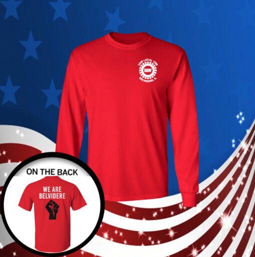 Uaw We Are Belvidere Red Long Sleeve Shirt