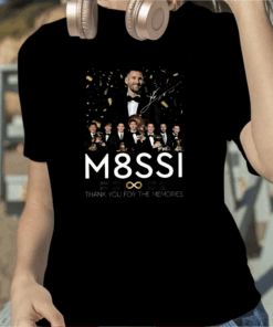 M8SSI Infiniti Eighth Ballon d’Or Thank You For The Memories TShirt