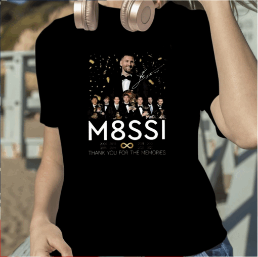 M8SSI Infiniti Eighth Ballon d’Or Thank You For The Memories TShirt