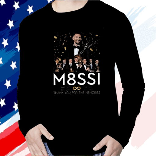 M8SSI Infiniti Eighth Ballon d’Or Thank You For The Memories Shirts