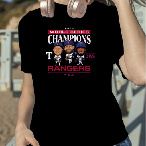 Texas Rangers 2023 World Series Champions Star Players TShirt