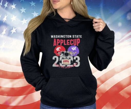 Washington State Apple Cup 2023 Cougs vs Everybody Helmet Hoodie Shirt