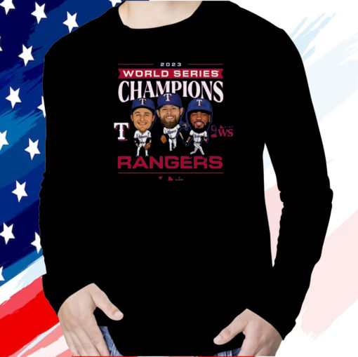 Texas Rangers 2023 World Series Champions Star Players TShirt