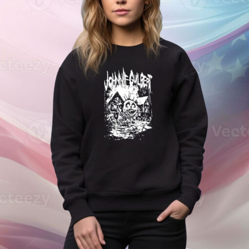 Johnnie Guilbert Haunted House Bubble SweatShirt