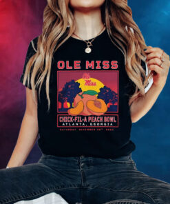 2023 Peach Bowl Merch Ole Miss Rebels Fierce Competitor Shirts
