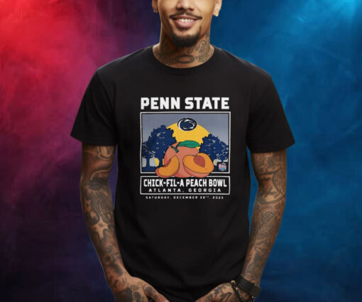 2023 Peach Bowl Merch Penn State Nittany Lions Fierce Competitor Shirts