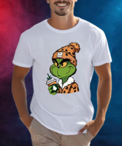 Grinch Boujee Merry Grinchmas Leopard T-Shirt