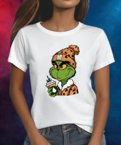 Grinch Boujee Merry Grinchmas Leopard Women T-Shirt