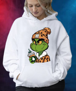 Grinch Boujee Merry Grinchmas Leopard Hoodie Shirt