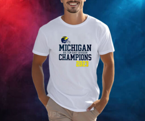 Michigan Wolverines Big Ten East Division Champions 2023 T-Shirt