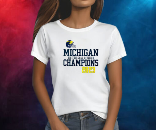 Michigan Wolverines Big Ten East Division Champions 2023 T-Shirt