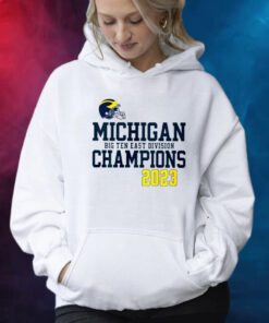 Michigan Wolverines Big Ten East Division Champions 2023 Hoodie