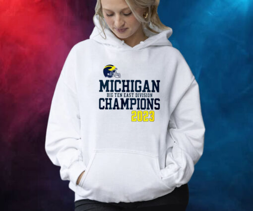 Michigan Wolverines Big Ten East Division Champions 2023 Hoodie