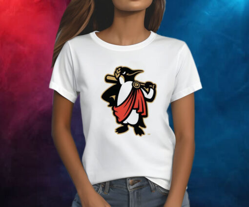 Rome Emperors Baseball Penguin Logo T-Shirt