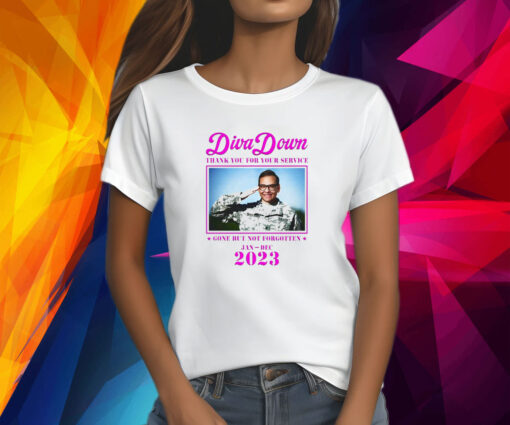 Diva Down Thank You For Your Service George Santos T-Shirt