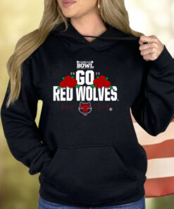 Arkansas State Red Wolverhampton 2023 Camellia Bowl Go Red Wolves Shirt