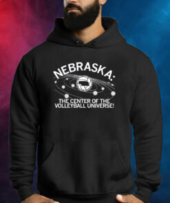 NEBRASKA: VOLLEYBALL UNIVERSE CHARCOAL HOODIE