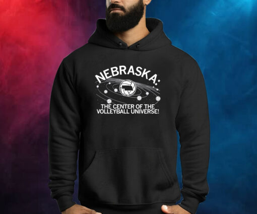 NEBRASKA: VOLLEYBALL UNIVERSE CHARCOAL HOODIE