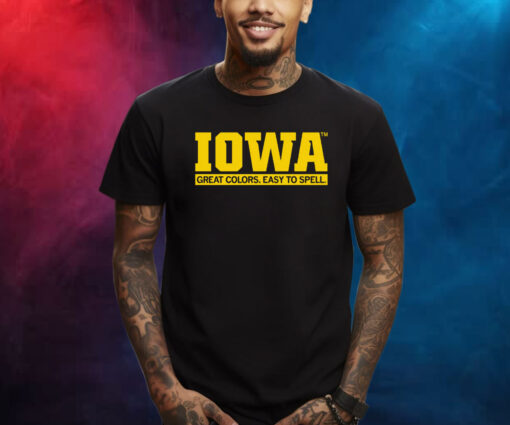 IOWA: GREAT COLORS EASY TO SPELL SWEATSHIRT