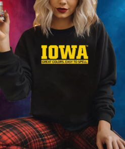 IOWA: GREAT COLORS EASY TO SPELL SWEATSHIRT