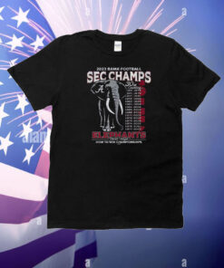 Alabama Crimson Tide 2023 Sec Football Conference Champions Alabama Never Forgets T-Shirt