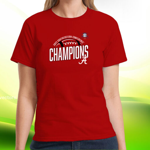 Alabama Crimson Tide Fanatics Branded 2023 Sec Football Conference Champions T-Shirts