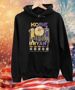 Los Angeles Lakers Champions NBA Finals Kobe Bryant Thank You For The Memories T-Shirts