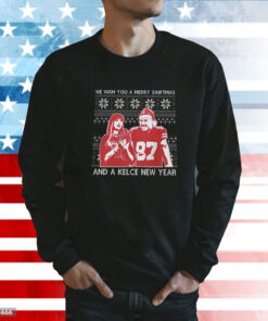 Merry Swiftmas Taylor And Kelce New Year Shirt Hoodie