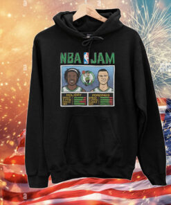 Nba Jam Celtics Holiday And Porzingis T-Shirts