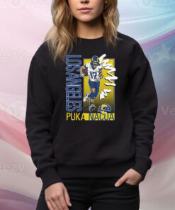 Puka Nacua Los Angeles Rams Homage Caricature Player Tri-Blend SweatShirts