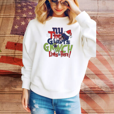 The New York Giants x Grinch Lives Here Christmas SweatShirt