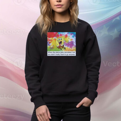 When The Plans Gets Cancelled But You Didn't Really Want To Go Anyway SweatShirt