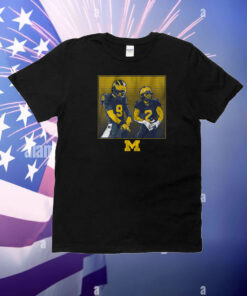 Michigan Football: J.J. McCarthy & Blake Corum Rings T-Shirt