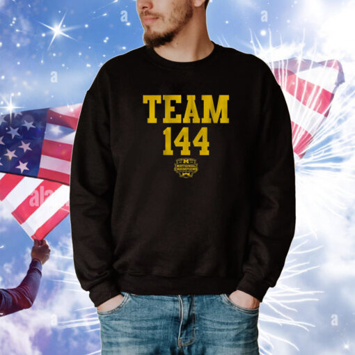 Michigan Football: Team 144 National Champions Tee Shirt