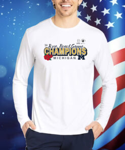 Michigan Rose Bowl Champions 2024 TShirts