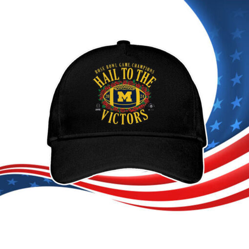 Michigan Rose Bowl Game Champions Hall To The Victors Hat