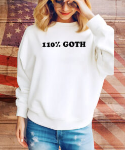 Taliesin Jaffe Wearing 110% Goth Hoodie TShirts