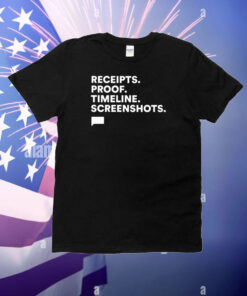 The Real Housewives Of Salt Lake City Receipts Proof Timeline Screenshots T-Shirt