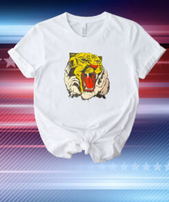 Torrei Hart Wearing Hudson Tigers Head T-Shirt
