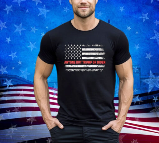 Anyone But Biden or Trump 2024 Anti Biden & Trump Election Premium Shirt